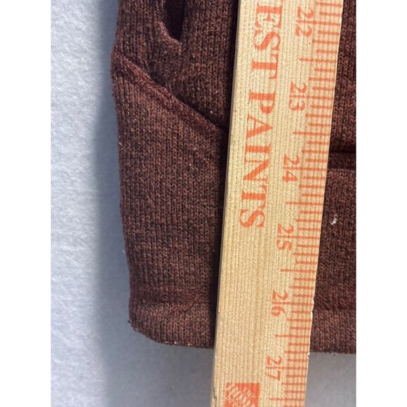 The North Face Mens Rust Full-Zip Fleece Jacket M 100% Polyester Made In Jordan - Picture 7 of 14